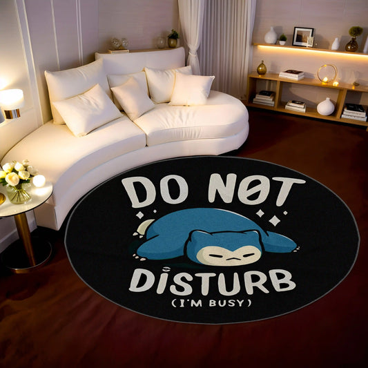 Snorlax Round Rug