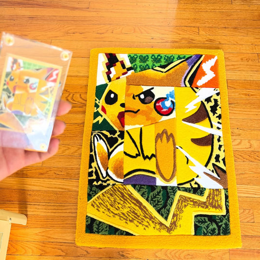 Pikachu Card Rug