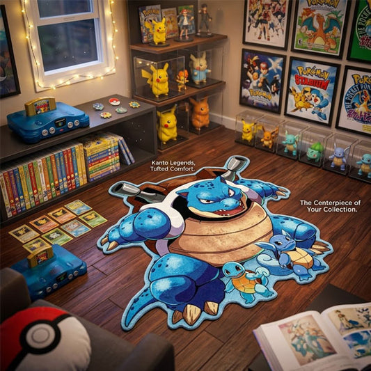 Squirtle Evolution Rug