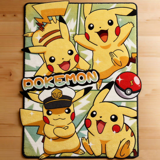 Pokémon Pikachu Anime Rug