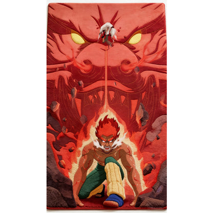 Might Guy Eight Gates Rug