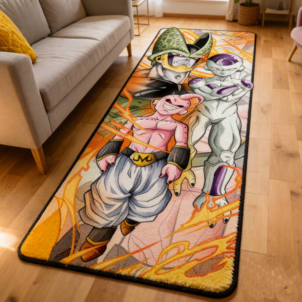 Dragon Ball Villains Trio Rug