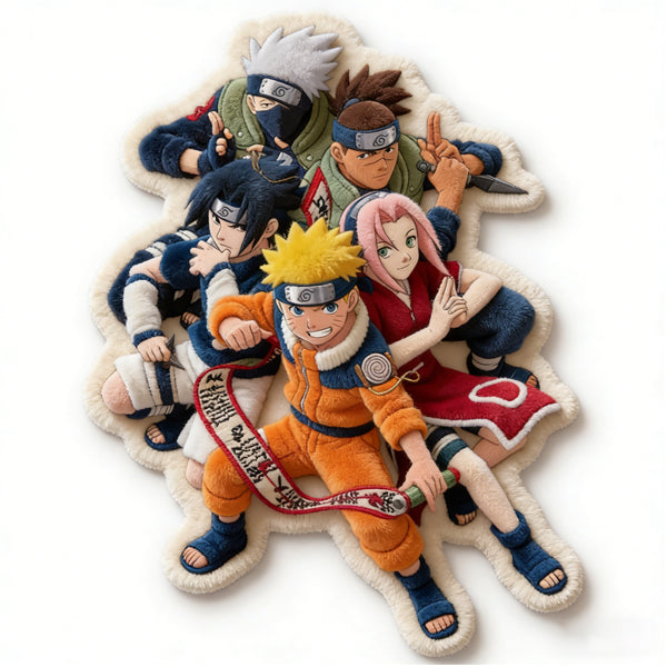 Naruto Team 7 Character Rug