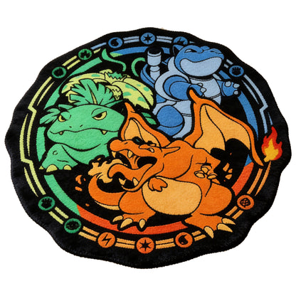 Fire · Water · Grass Pokémon Rug