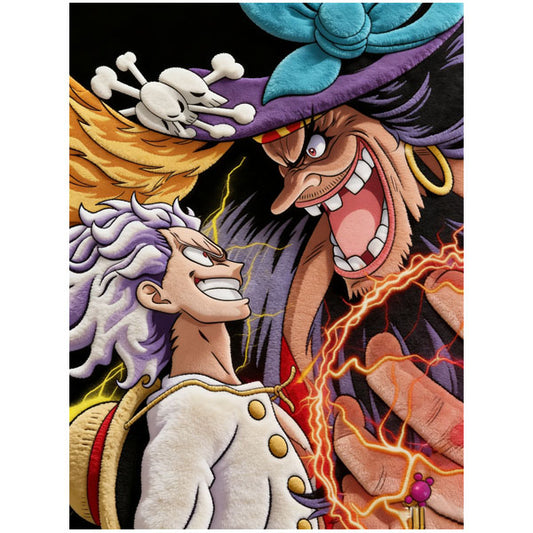 Luffy vs Blackbeard Rug