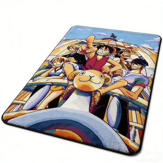 One Piece Going Merry Journey Rug