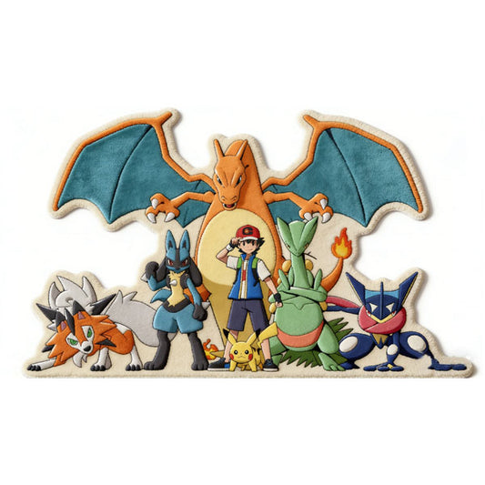 Anime Trainer & Monster Companions Rug