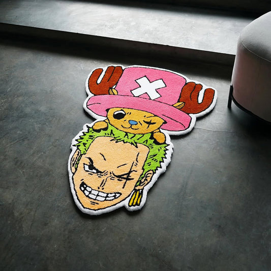 Zoro and Chopper Rug
