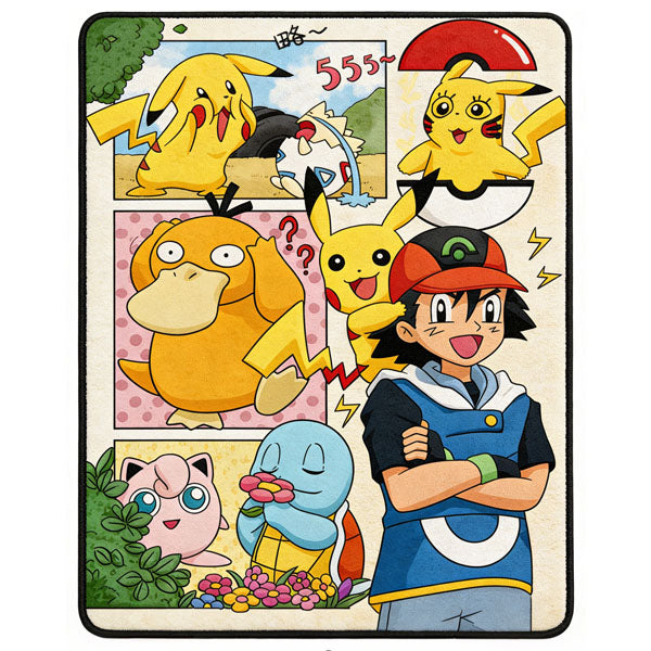 Anime Trainer & Monster Companions Rug