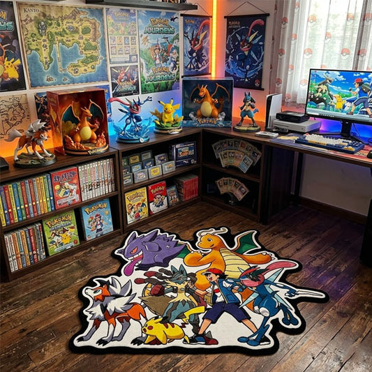 Ash’s Ace Pokémon Team Rug