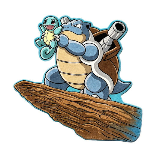 Blastoise & Squirtle Rug