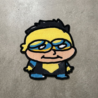 Blonde Goggle Hero Rug