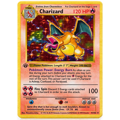 Charizard - Base Set (Shadowless) (BSS) Card Rug