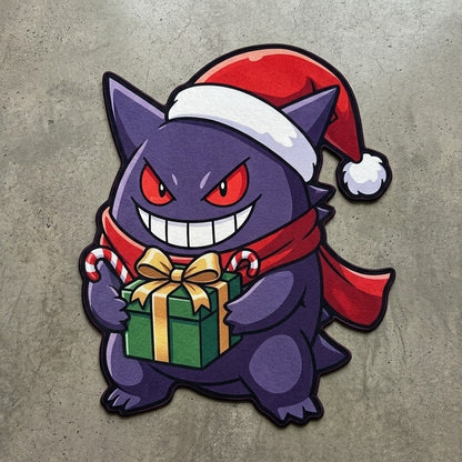 Christmas Gengar Rug