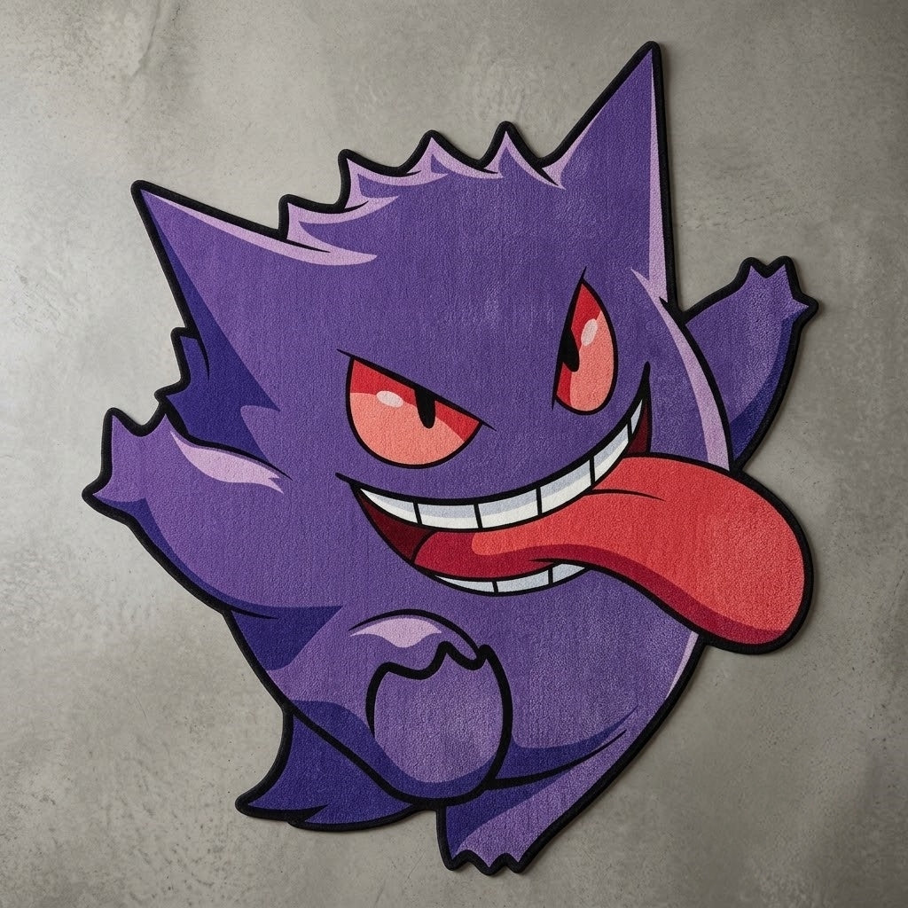 Cute Evil Gengar Rug