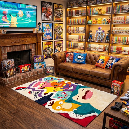Cute Pokémon Character Rug