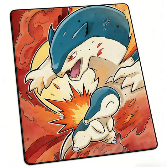 Cyndaquil Evolution Typhlosion Rug