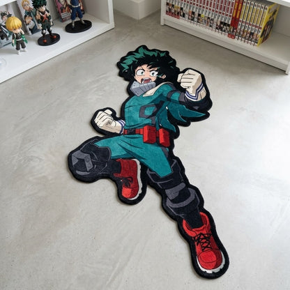 Deku Character Shaped Rug