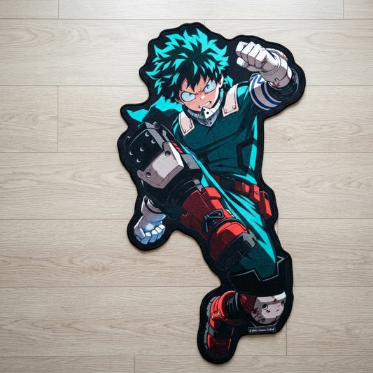 Deku Shaped Anime Rug