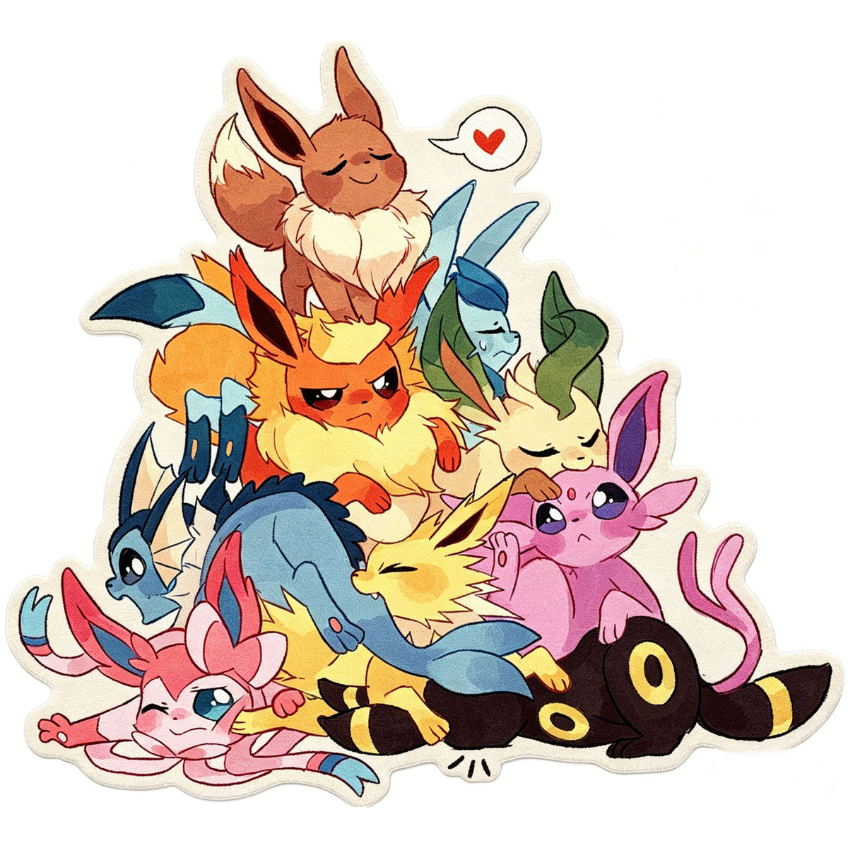 Eevee Anime Rug