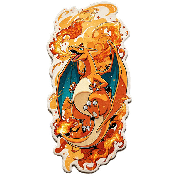 Flame King Charizard Rug