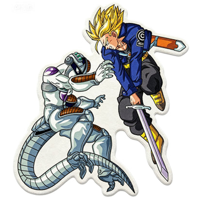 Future Trunks Slicing Frieza Rug