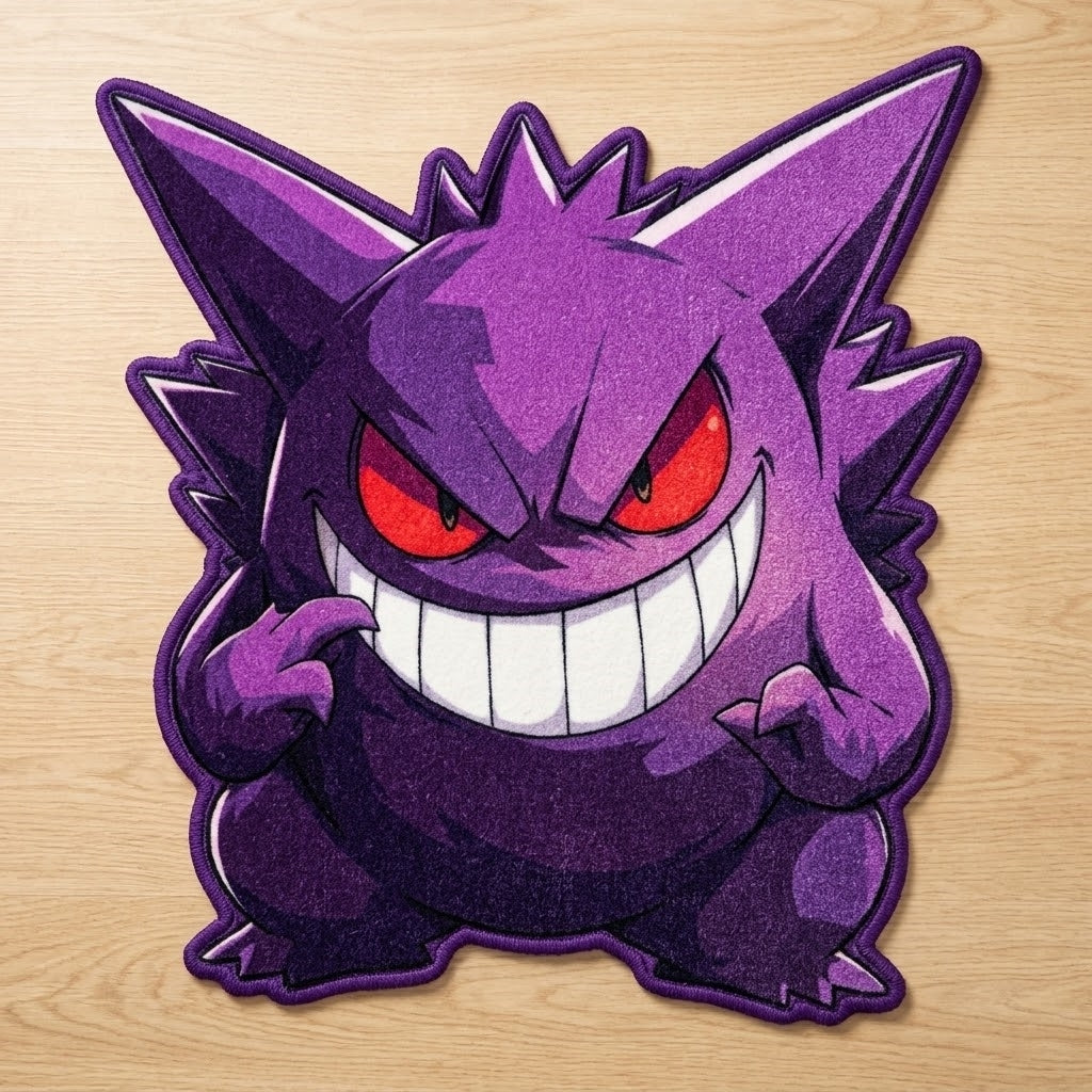 Gengar Shaped Rug