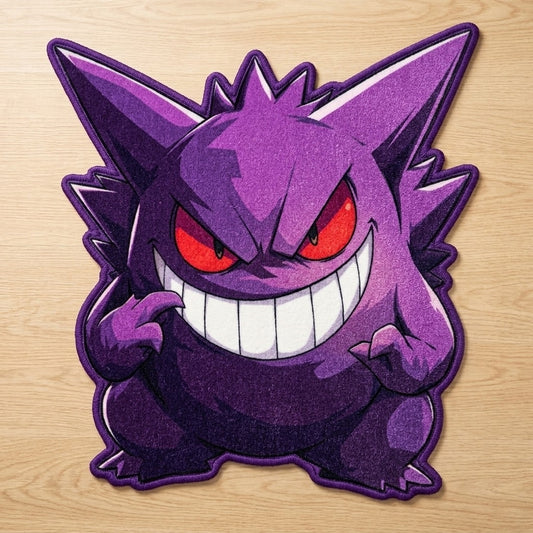 Gengar Shaped Rug