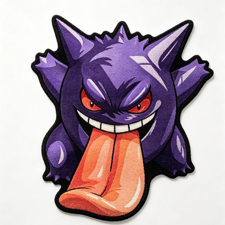 Gengar Tongue-Out Rug