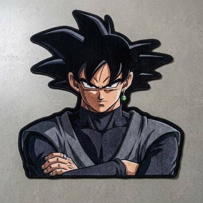 Goku Black Portrait Rug