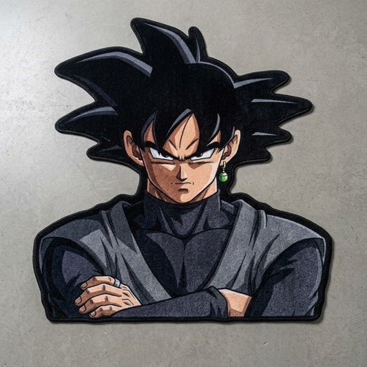 Goku Black Portrait Rug