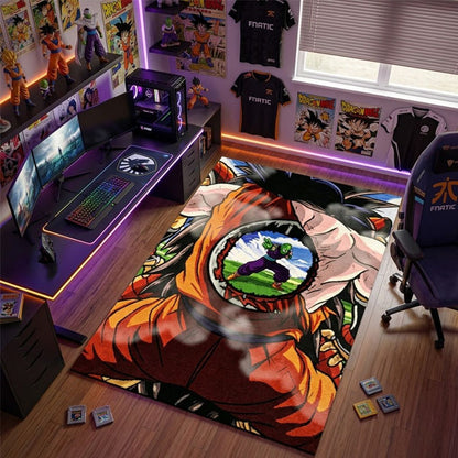 Goku Chest Pierced Rug