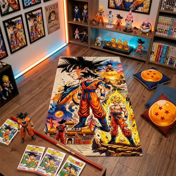 Goku Evolution Rug