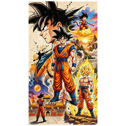 Goku Evolution Rug