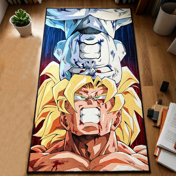 Goku Headbutts Frieza Rug