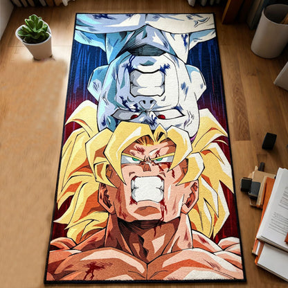 Goku Headbutts Frieza Rug