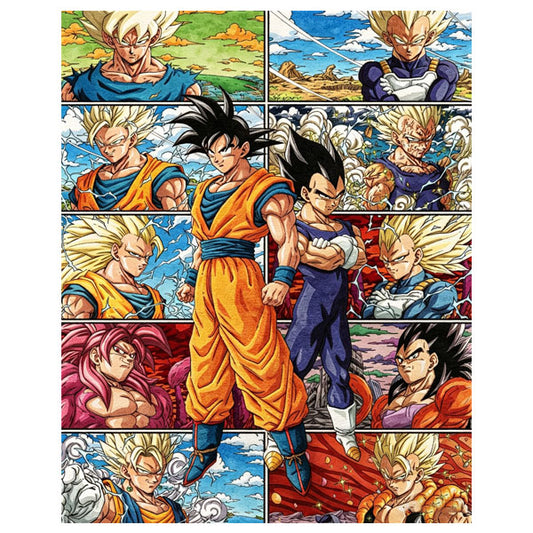 Goku & Vegeta Anime Rug