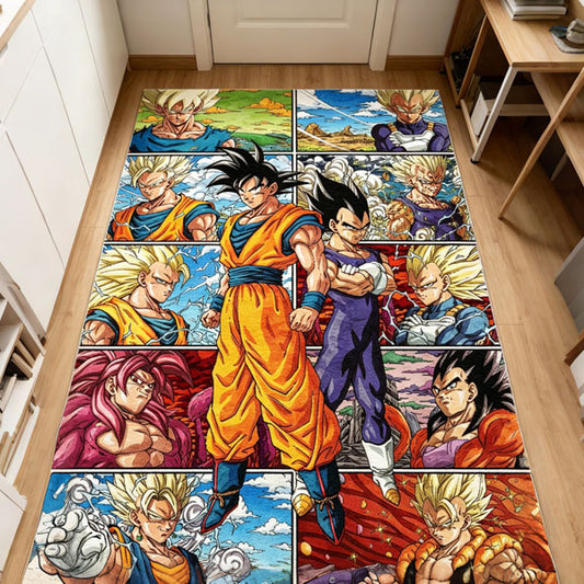 Goku & Vegeta Anime Rug