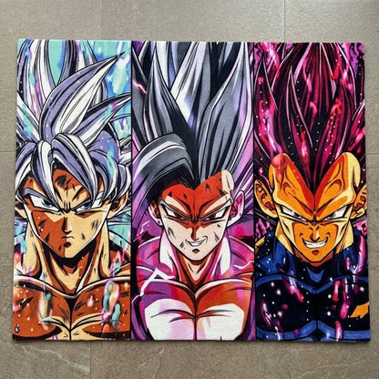 Goku & Vegeta Triple Form Rug