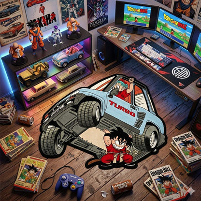Goku and Bulma Rug