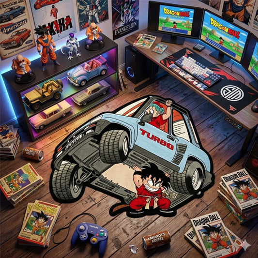 Goku and Bulma Rug