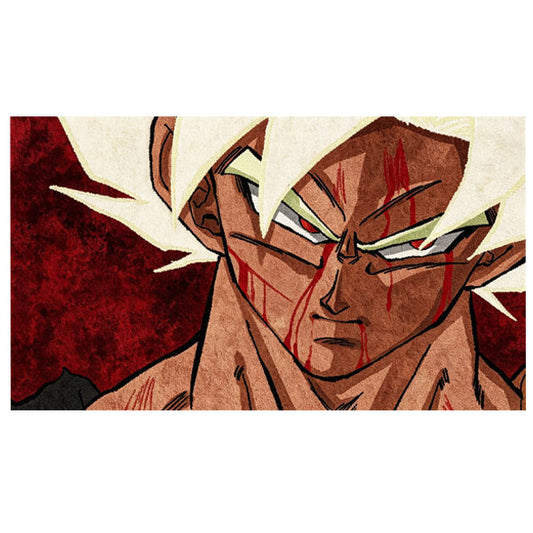 Hurt Goku Rug