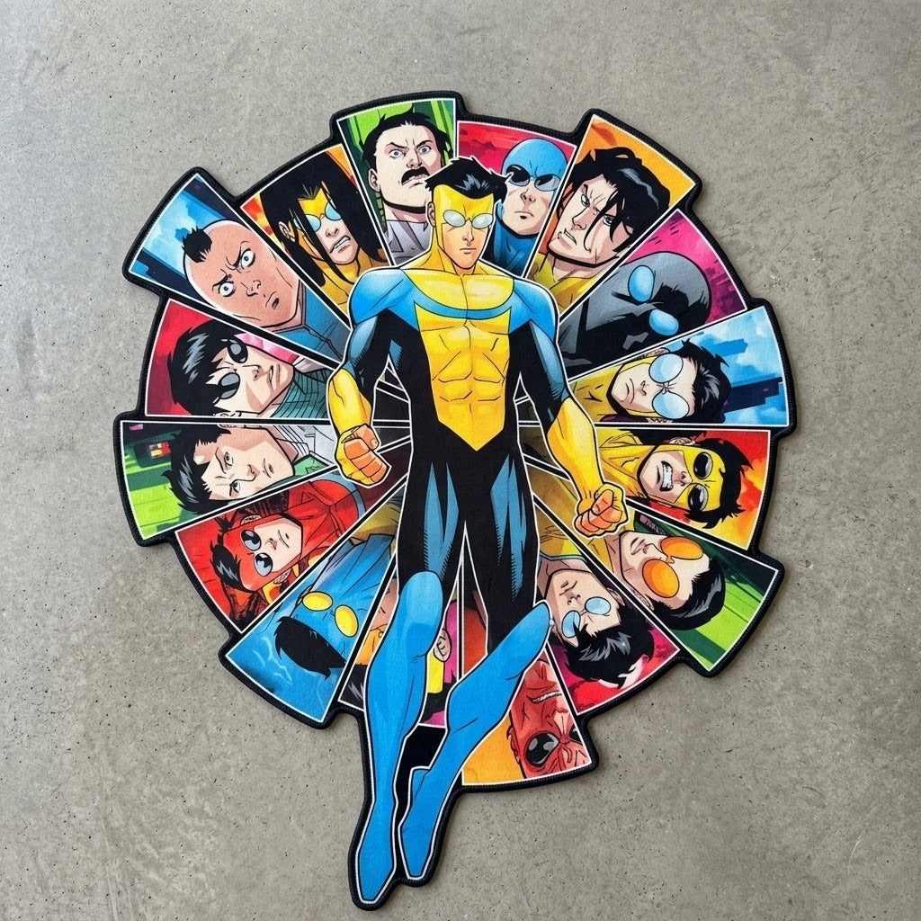 Invincible All Characters Rug