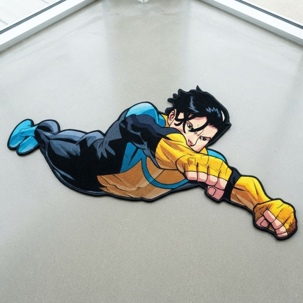 Invincible Flying Punch Rug