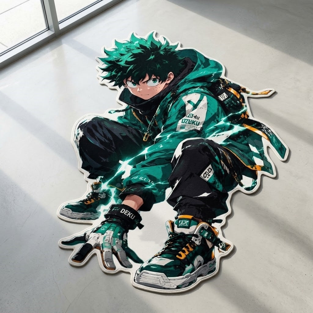 Izuku Midoriya Deku Floor Rug