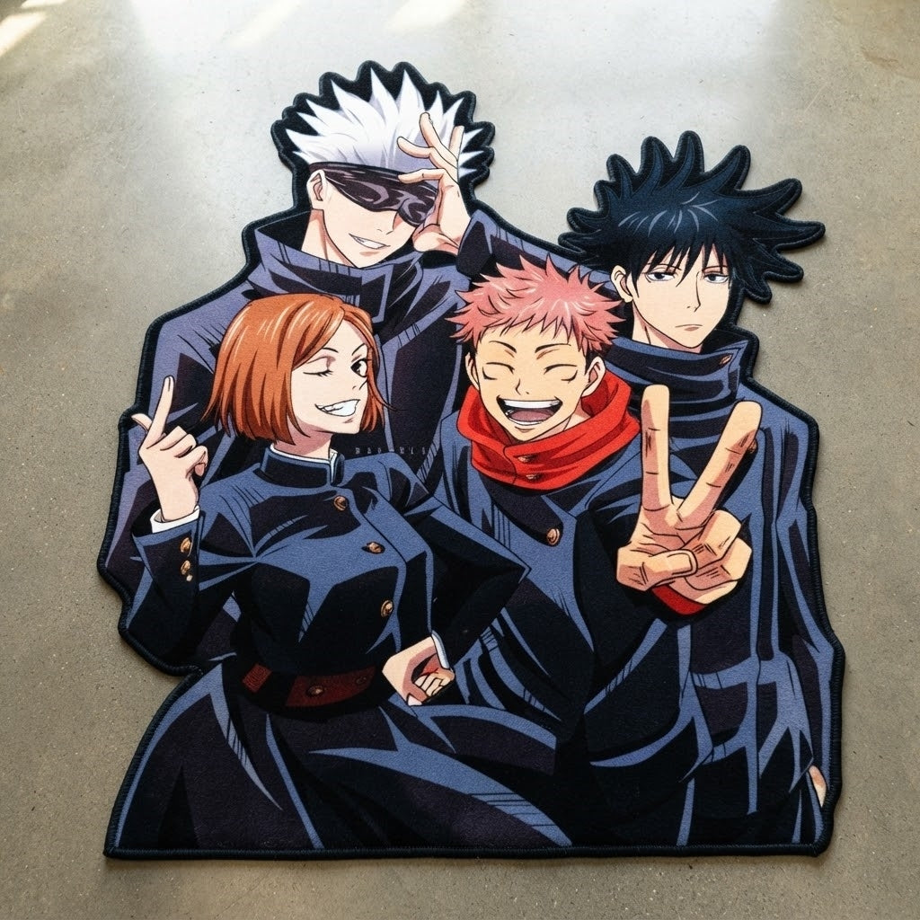 Jujutsu Kaisen 4 Characters Rug
