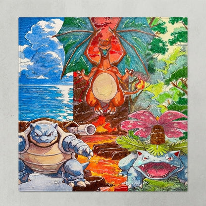Kanto Starters Rug