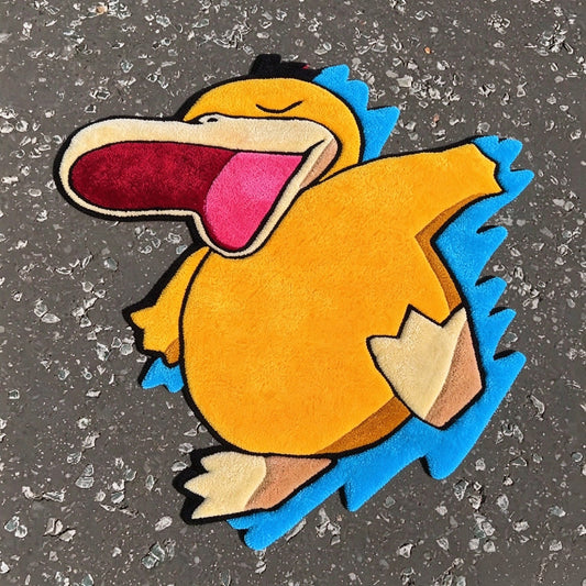Lazy Psyduck Shaped Rug