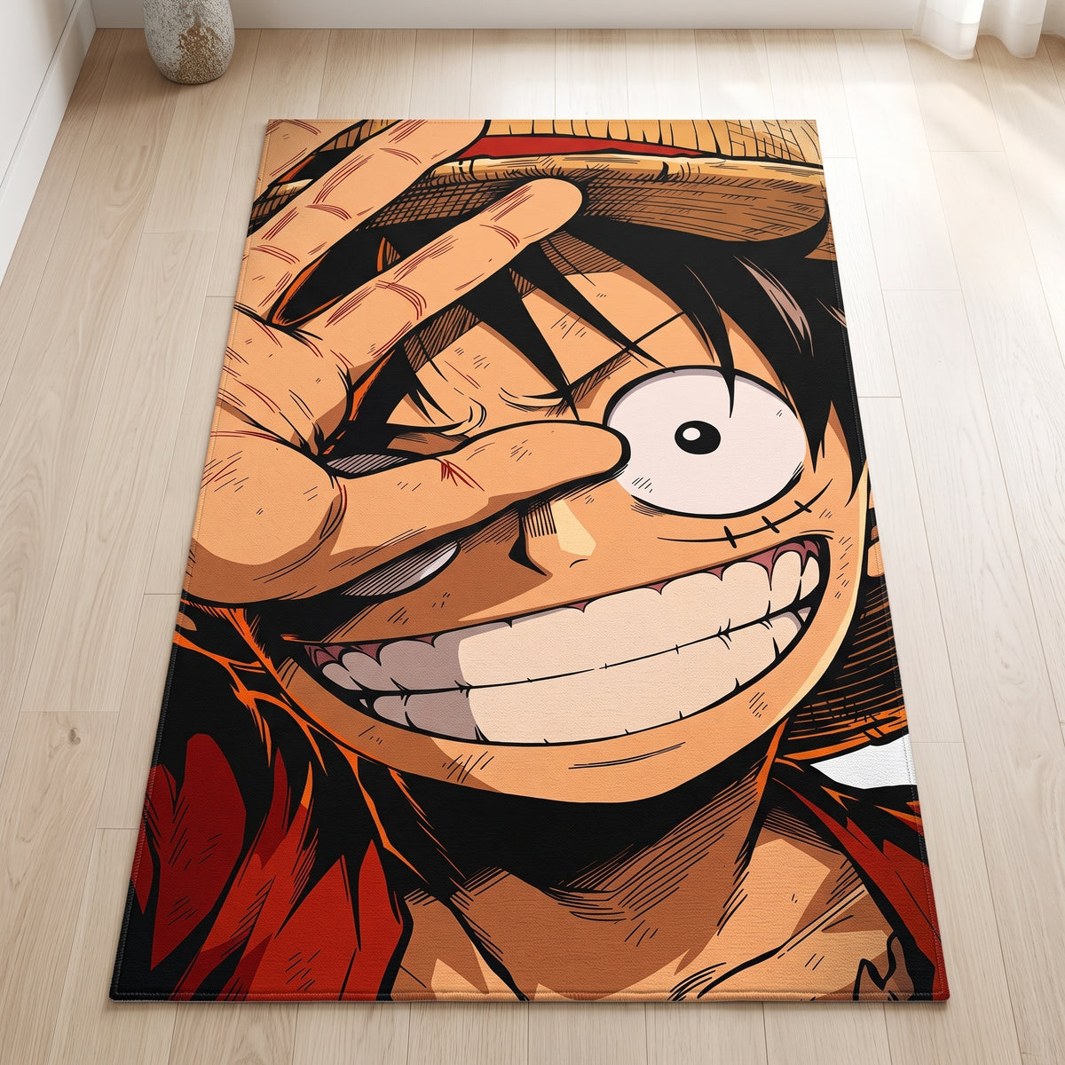 Luffy Anime Irregular Rug