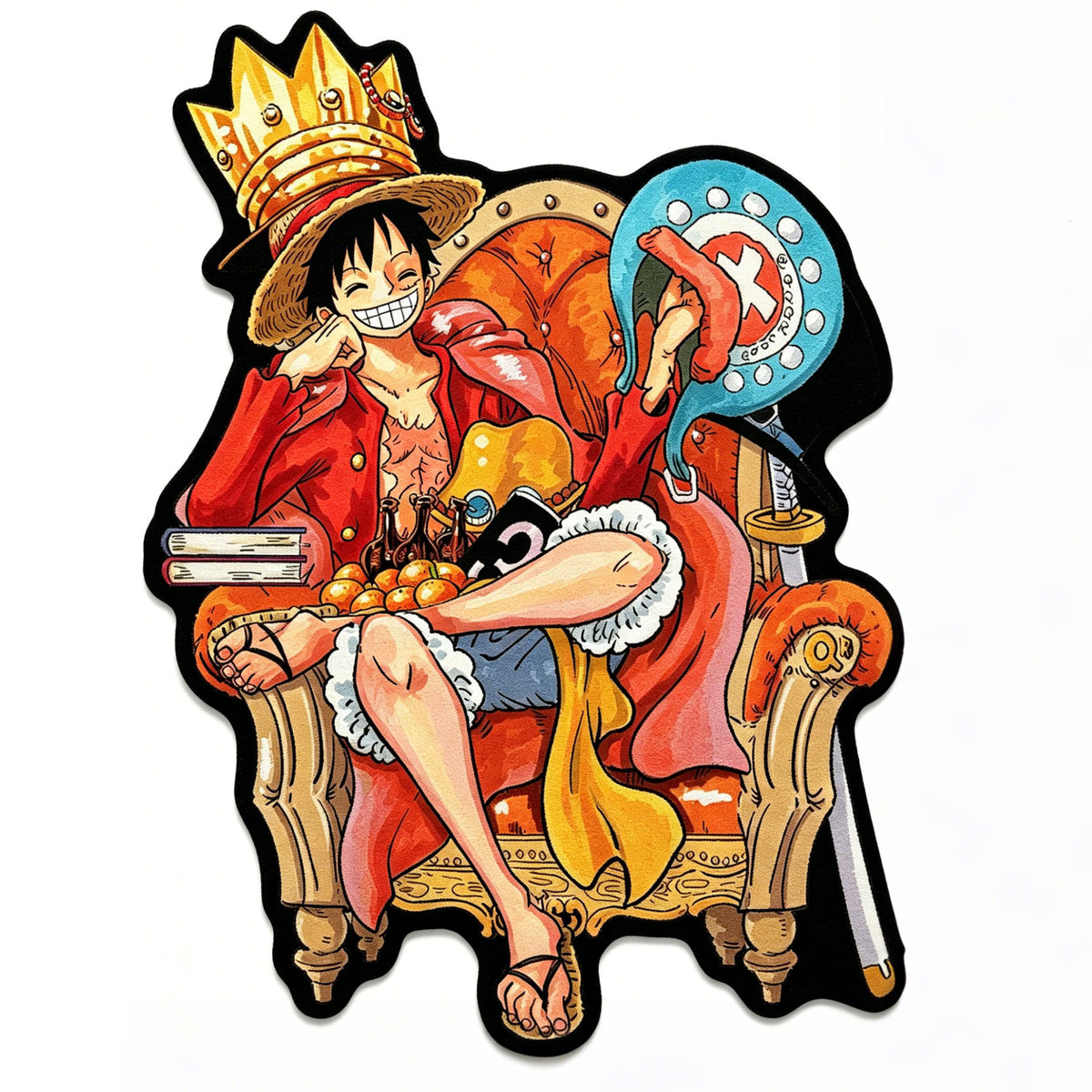 Luffy Throne Rug
